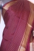 Traditional Checks Pure Mysore Crepe Silk Saree